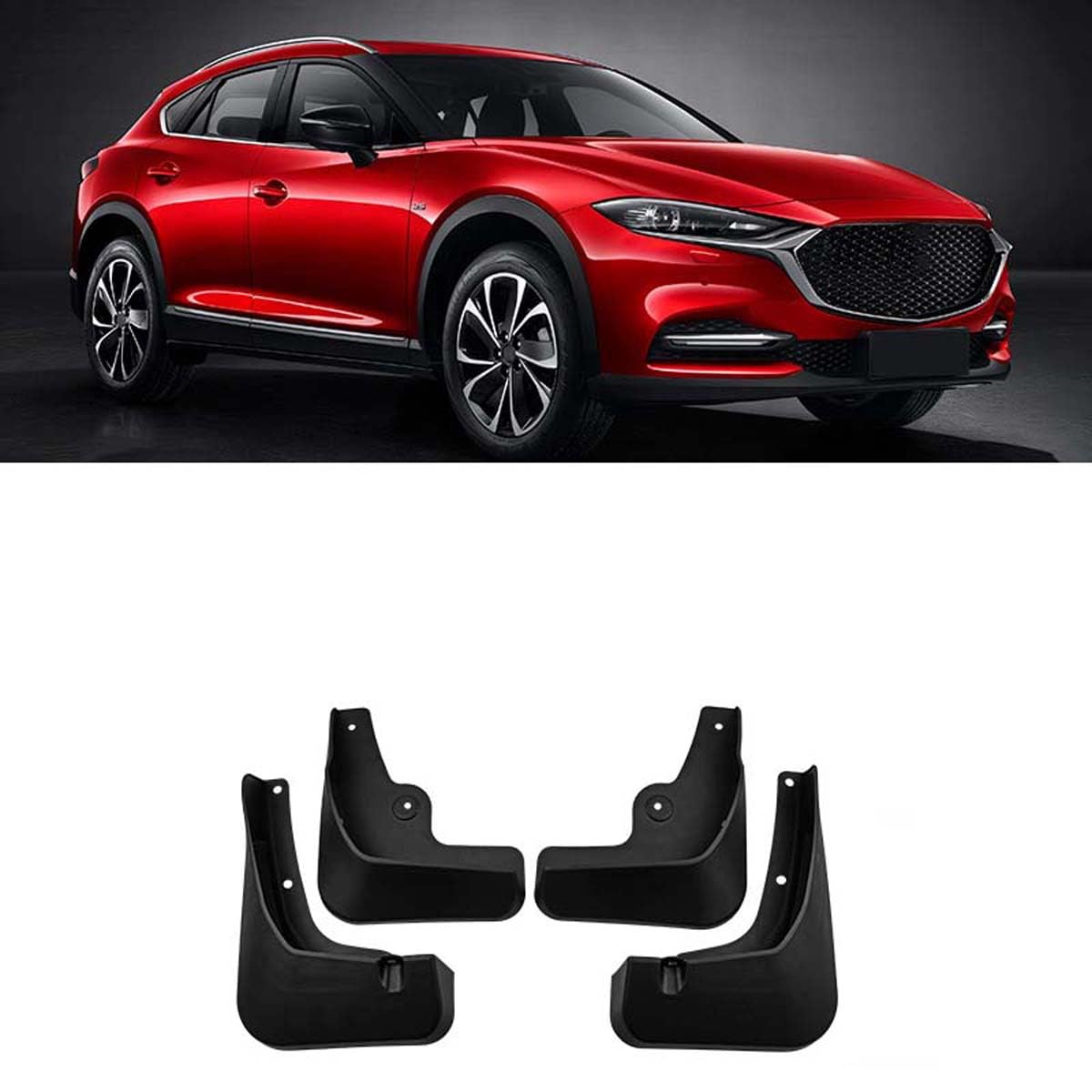 Car mud flaps,Compatible with Mazda CX-4 2020-2023,Car exterior accessories
