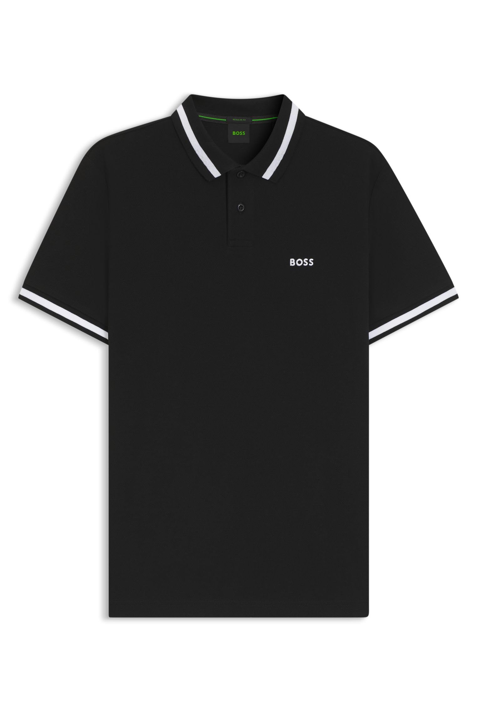 BOSS Poloshirt Aus Baumwoll-piqué Mit Kontrast-Details