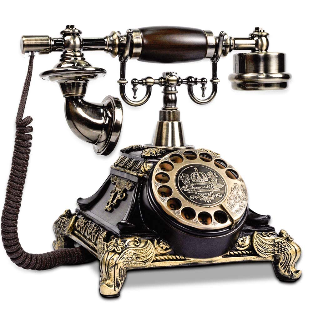 Arcanine Working/Decorative Telephone with Wooden Carving Works Vintage Collection-image-49