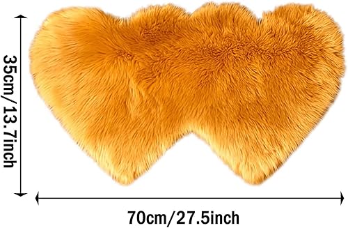Miniatura 3 de Alfombra de piel sintética ultrasuave de 2 x 5 pies, 17 colores de piel de oveja sintética, alfombra lanuda para sofá, cojín de asiento, alfombra