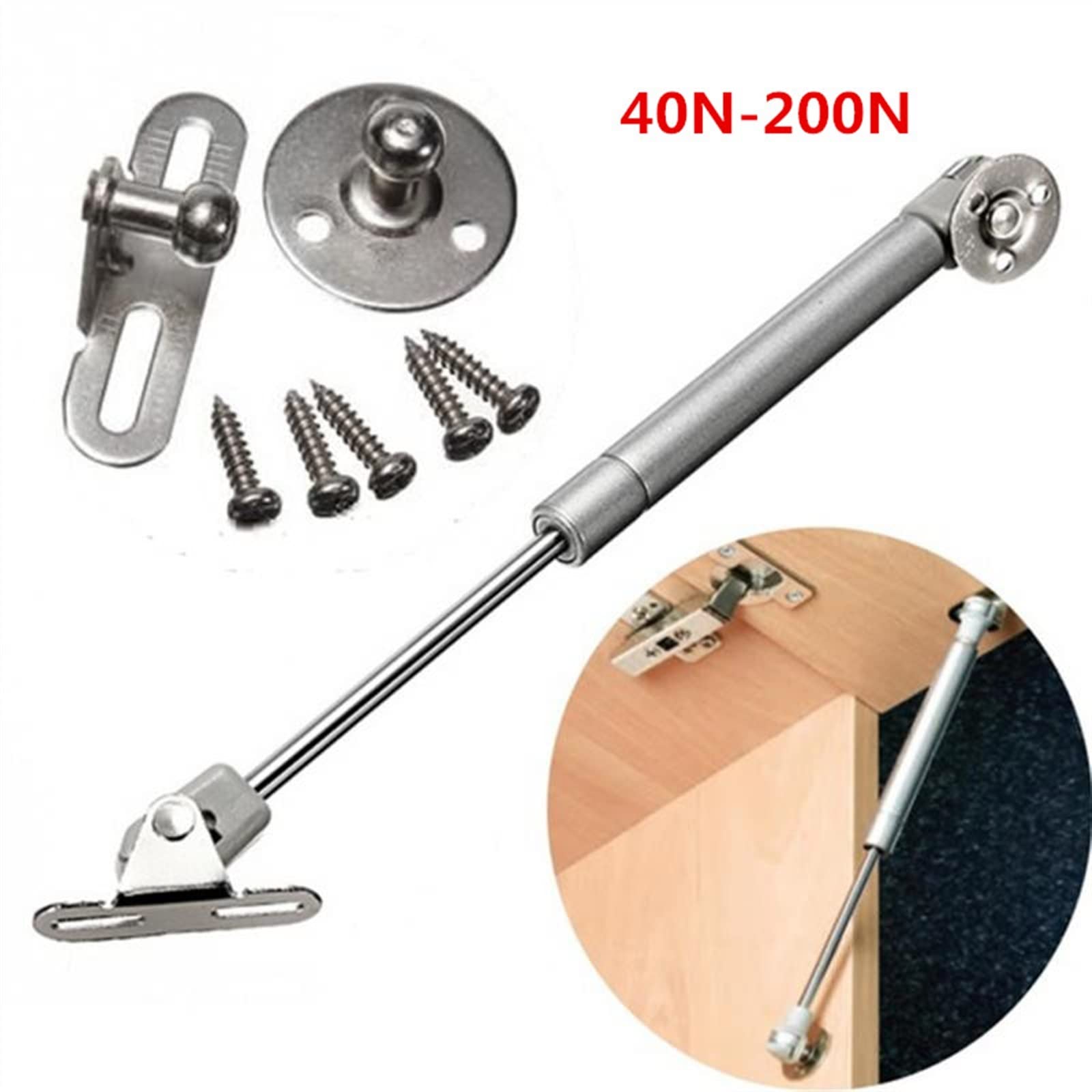 Zawias meblowy, podnośnik drzwi szafki kuchennej, pneumatyczne wsparcie, hydrauliczna sprężyna gazowa, podtrzymanie, osprzęt pneumatyczny, 1 szt. (kolor: 150N)