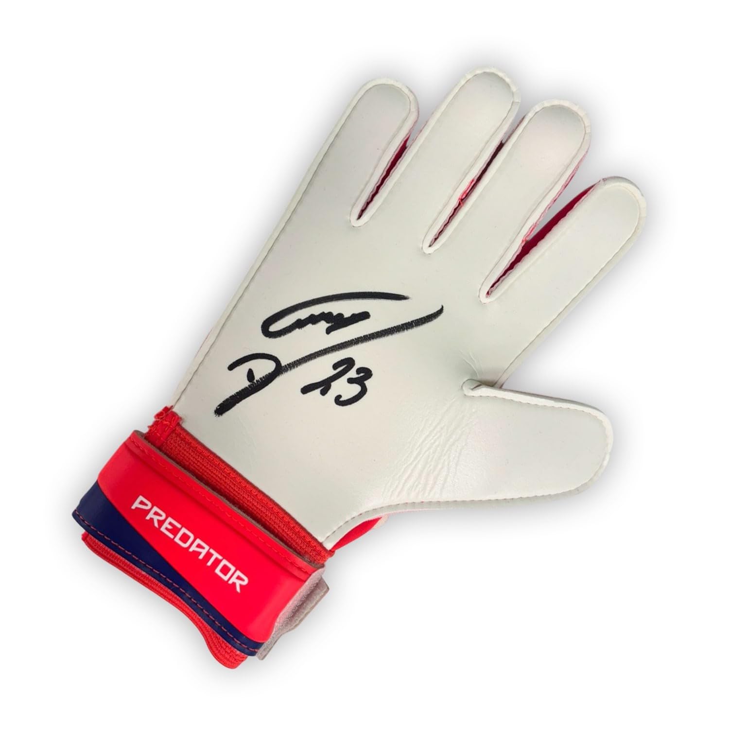 Exclusive Memorabilia Torwarthandschuh, signiert von EMI Martinez Sport & Freizeit