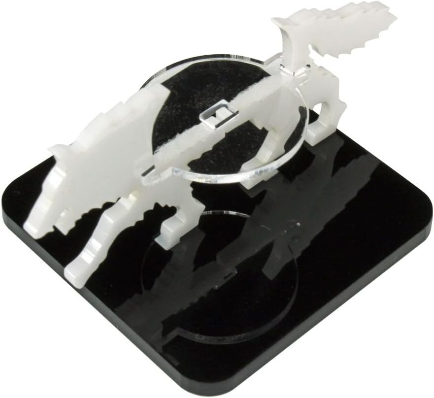 LITKO Character Mount | Wolf | Role-Playing Games | Compatible with Dungeons & Dragons and Pathfinder Games (25x50mm Base, Black)