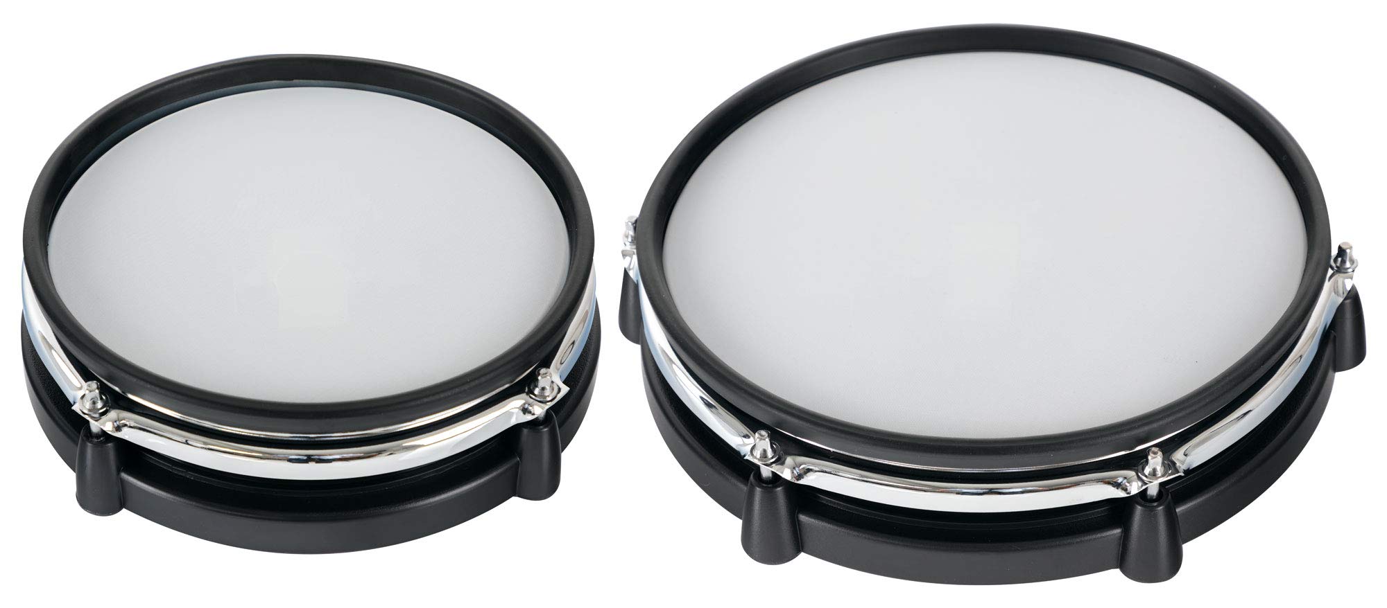 XDrum Pads de Malla de 8" y 10" Incl. Soporte
