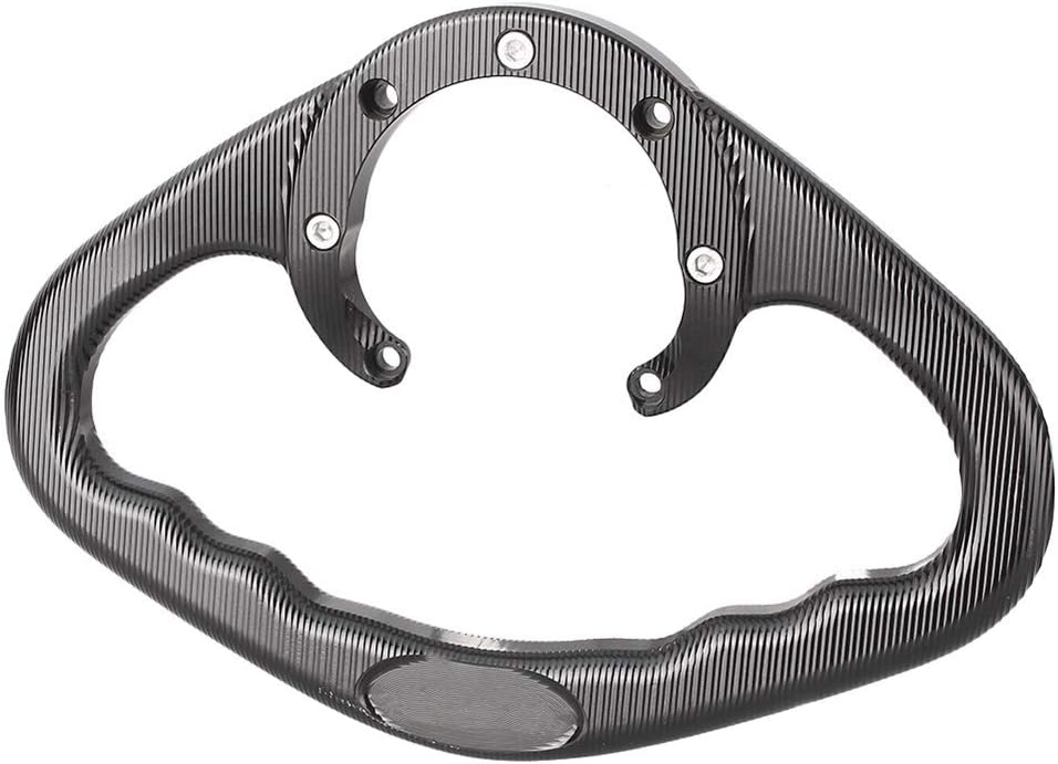 Motorcycle Aluminium Rear Passenger Gas Tank Bar Handle Grips Bar Handlebar 7 Holes Compatible for Suzuki GSXR750 GS500E GSXR600 GSXR1100 GSXR1000 TL1000R SV650S RF600R RF900R Black