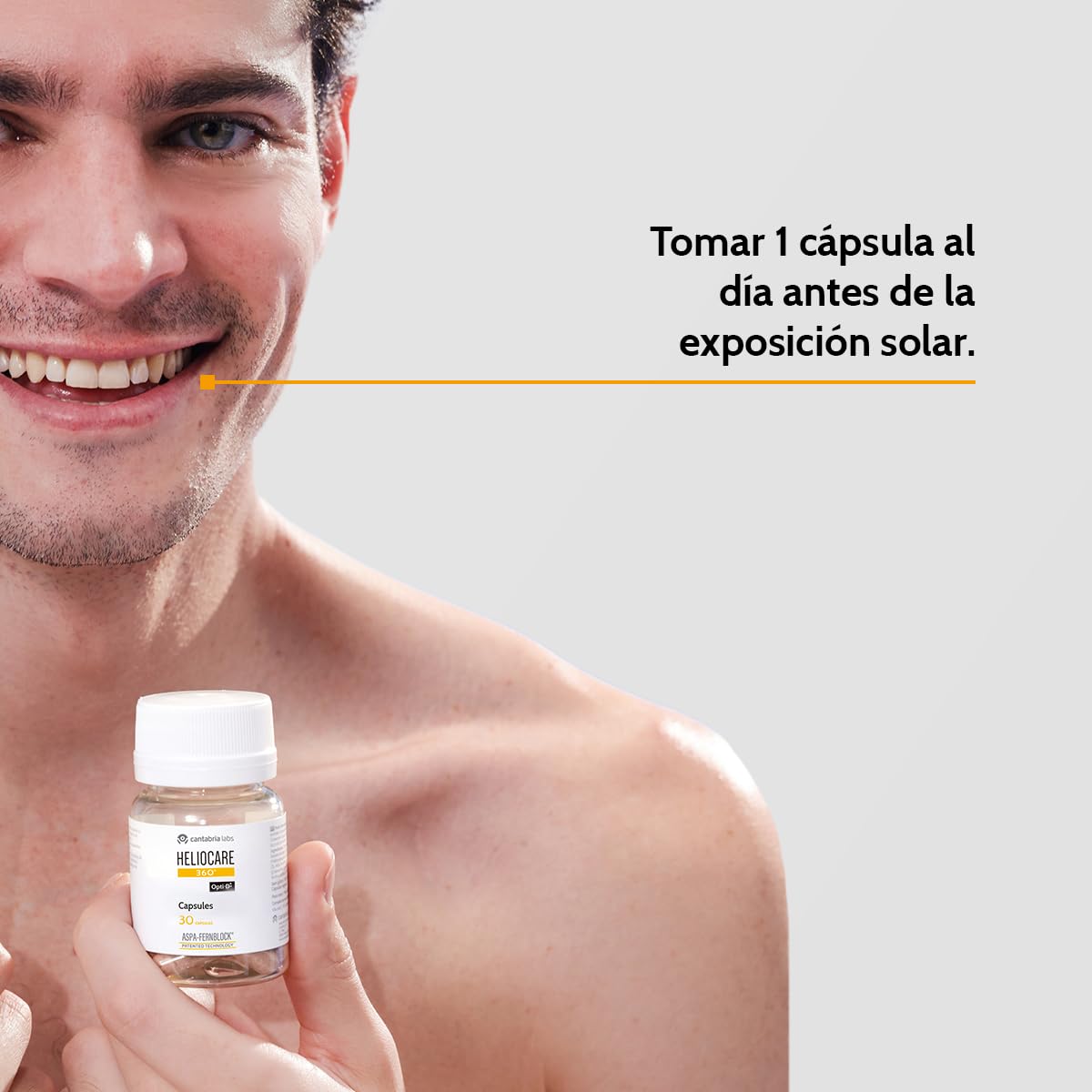 Cantabria Labs - Heliocare 360° Cápsulas - Protección Solar Oral - Prevención Fotoenvejecimiento - 30 Cápsulas - Todos los Tipos de Piel