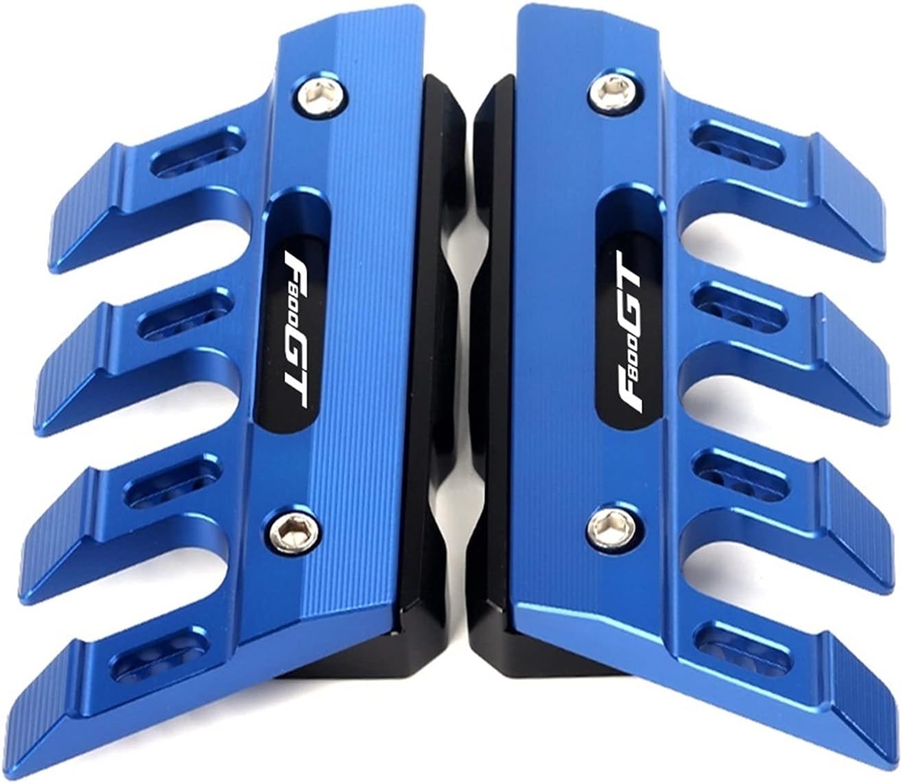 for BMW F800GT F800 GT Motorcycle Mudguard Front Fork Protector Guard Block Front Fender Slider Accessories Side Guard CNC Aluminum Multiple Colour (Color : Blue)