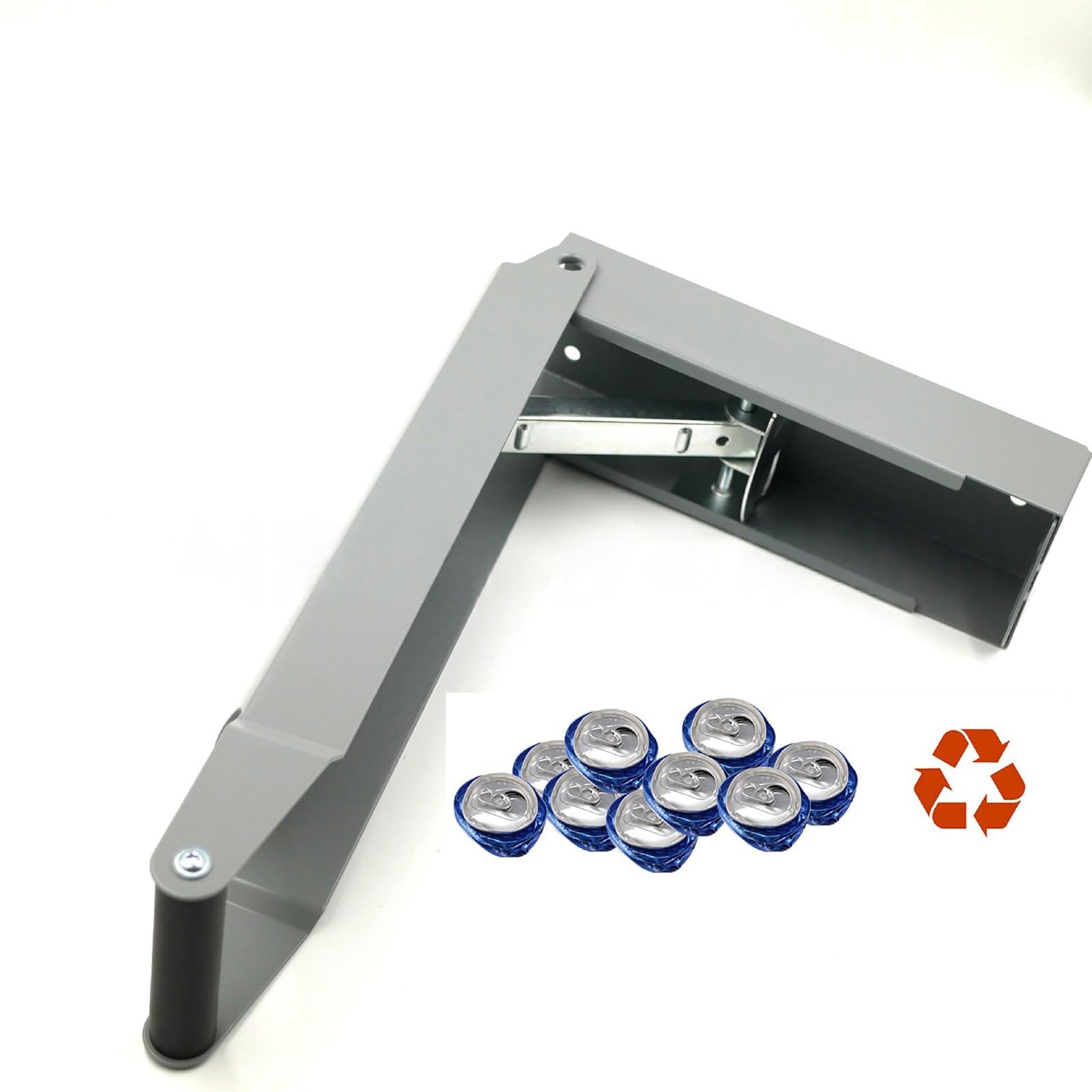 Broyeur de canettes à, pour canettes en aluminium de 12oz et 16oz, avec Construction en métal renforcé, broyeur de canettes en aluminium
