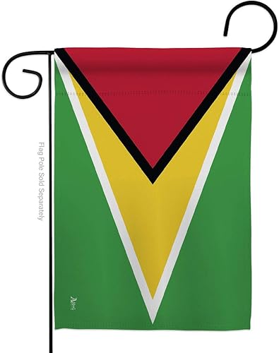 Miniatura 1 de Americana Home & Garden Bandera de Guyana para jardín, nación regional, internacional, país, área particular, decoración de casa, pancarta, regalo