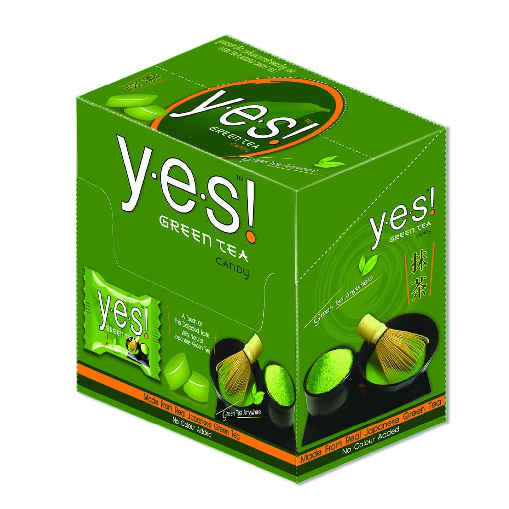 YES Green Tea Candy Made from Real Japanese Matcha No Added Color Premium Matcha Flavor Convenient and Delicious — view 2