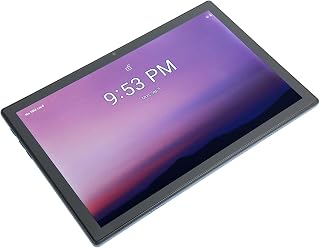 Tablet Azul, 4G LTE 100‑240V 4GB 64GB IPS LCD 10,1 Polegada Octa Core Tablet de Estudo (Plugue UE)