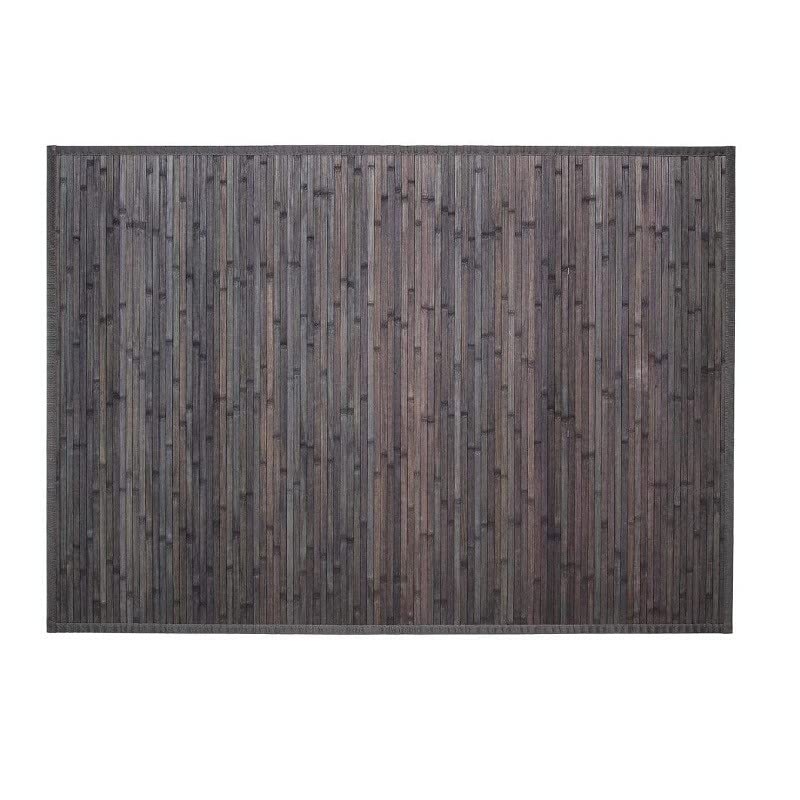 ATMOSPHERA CREATEUR D'INTERIEUR Tapis Latte Bambou 120x170cm Gris foncé
