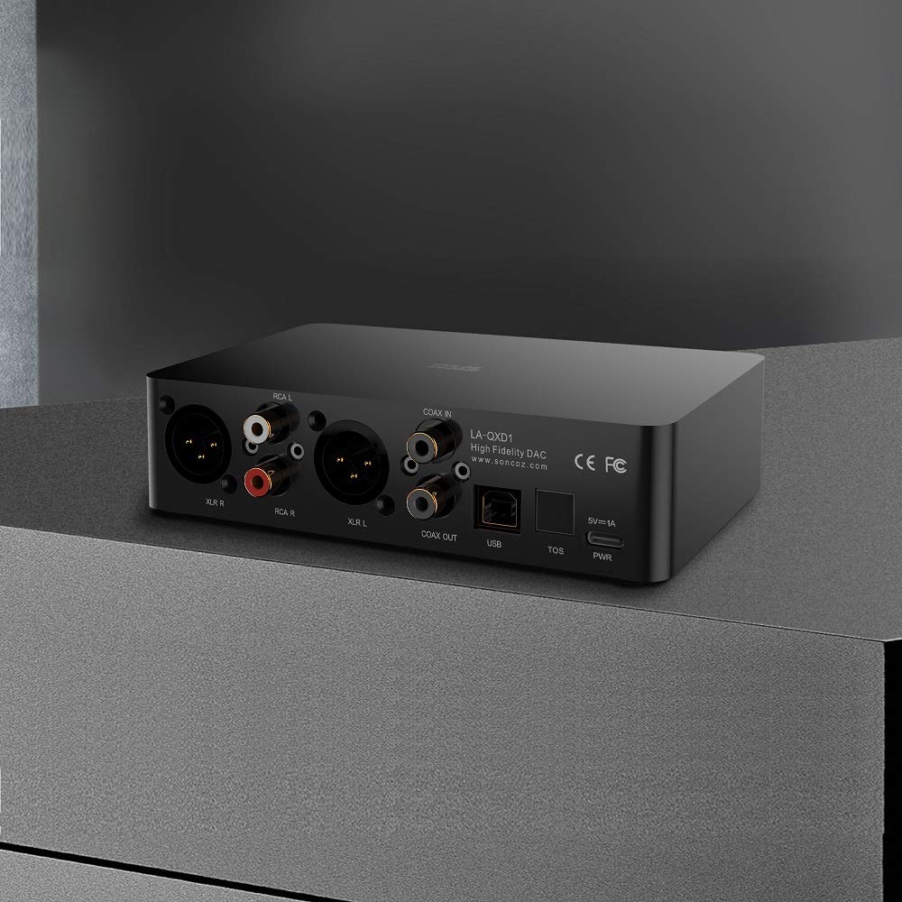 Amazon | SONCOZ LA-QXD1 HiFiオーディオデジタルアナログコンバーター 