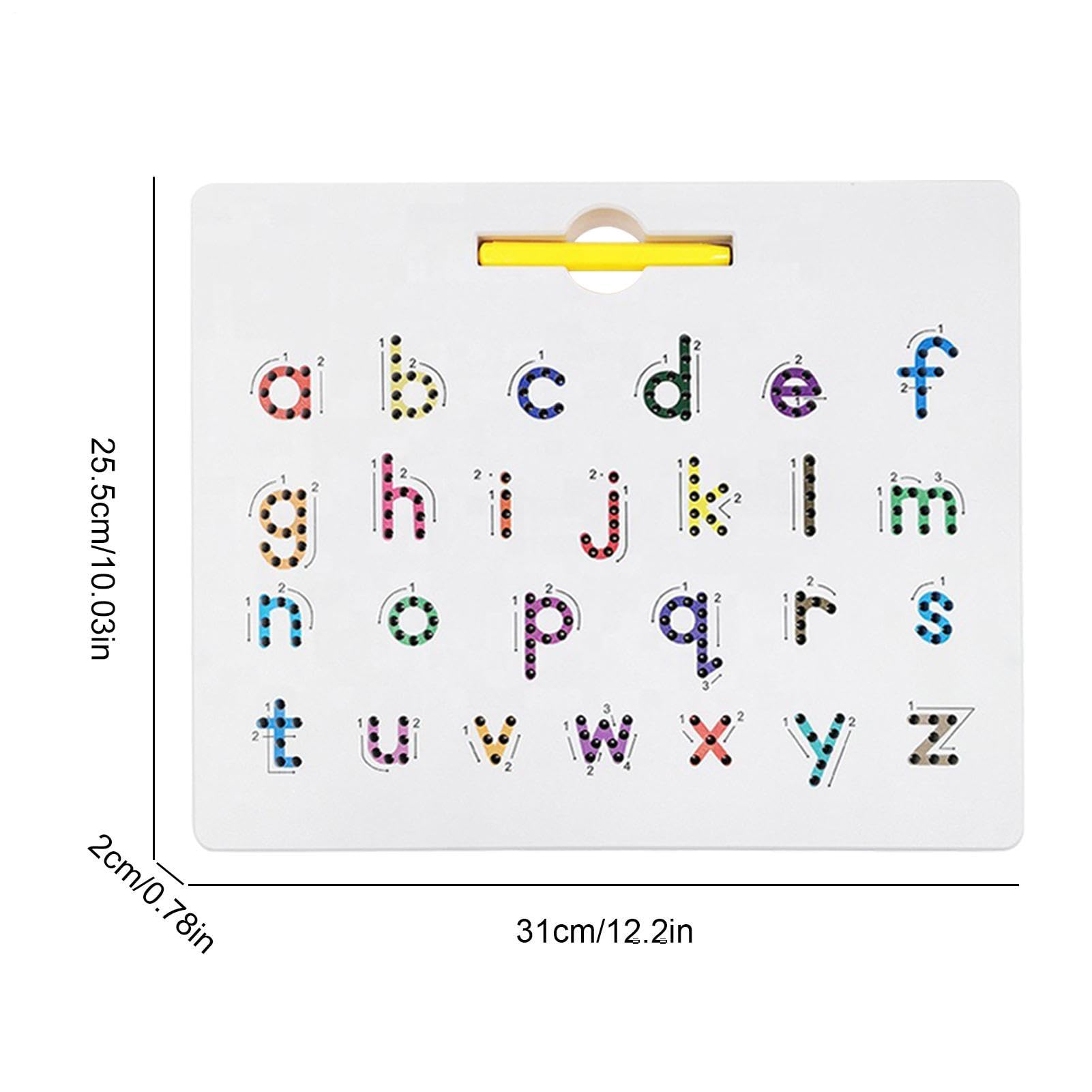 Tableau magnétique de l'alphabet - Kit d'apprentissage double