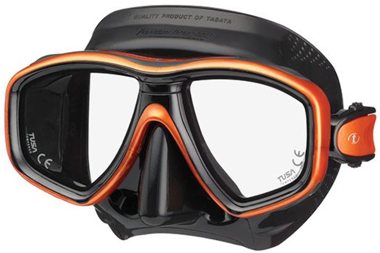 Tusa Ceos Mask Black/Energy Orange