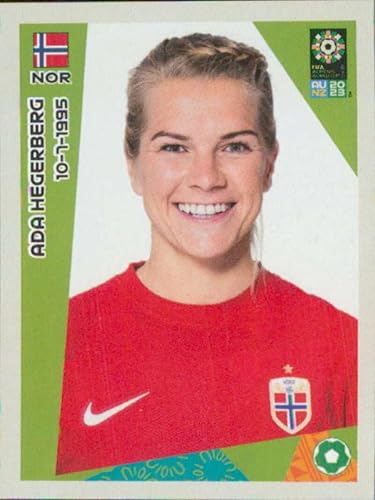 2023 Panini FIFA Women's World Cup Stickers #37 Ada Hegerberg Norway Mini Sticker Soccer Futbol Trading Card