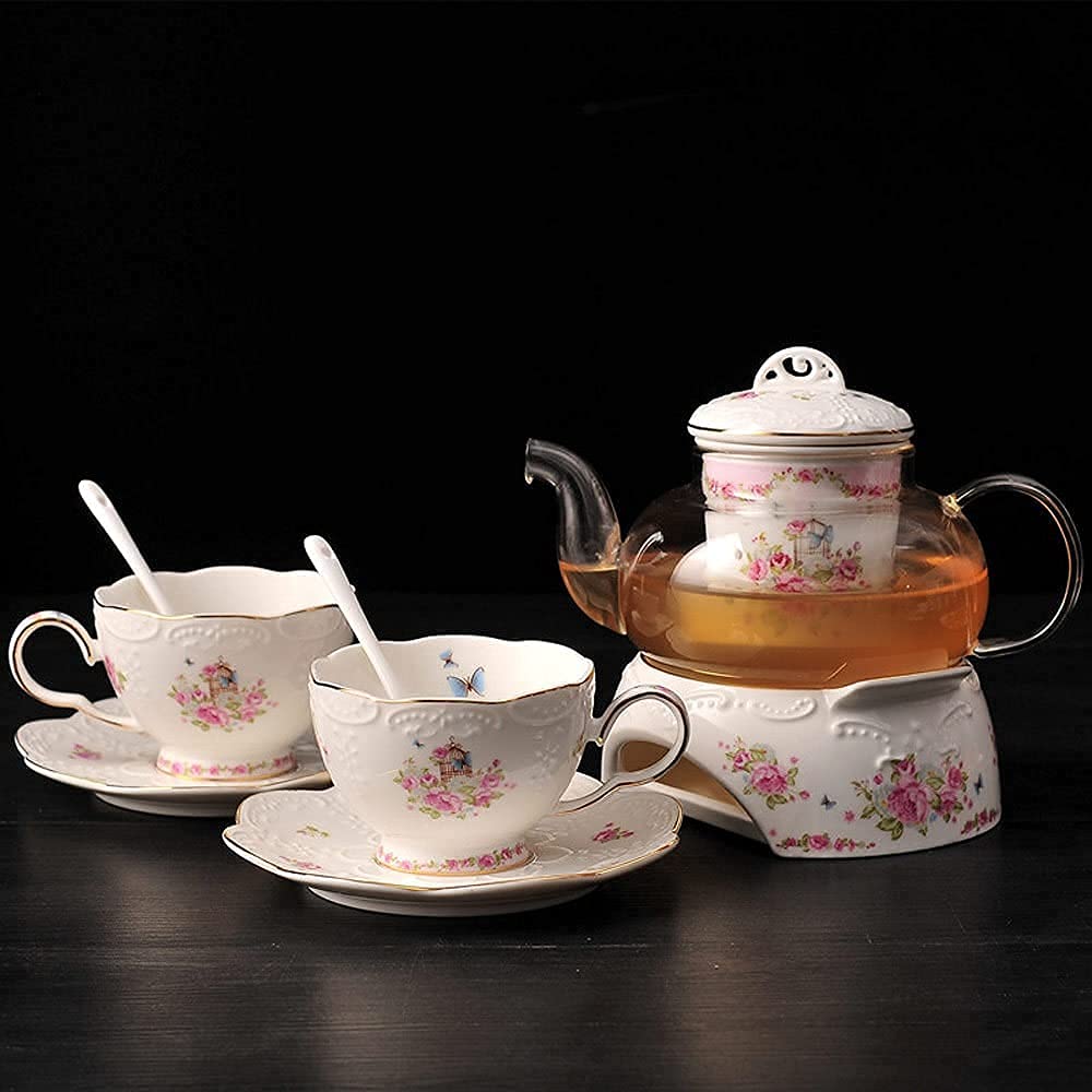 Filiżanka Kawy Wzmocniona Ceramiczna Popołudniowa Herbata Kwiatowa Zestaw Filiżanek I Spodków Filiżanka Latte Wiszący Kubek Do Kawy Nadaje Się Do Domowego Prezentu Biuro