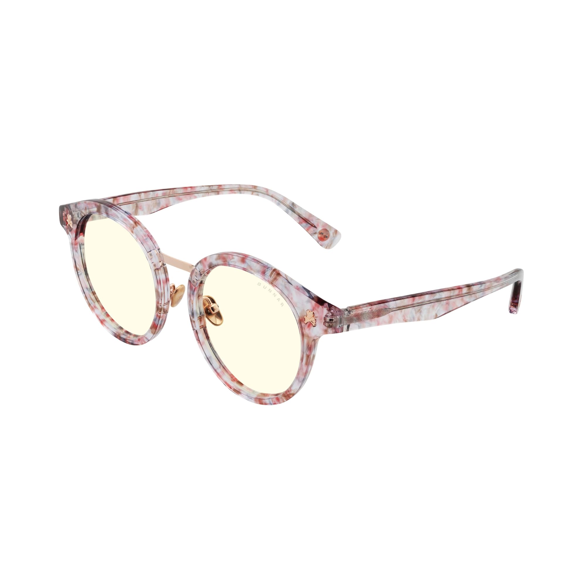 Gunnar x Tokidoki Blaulicht-Brille - Flower Power - Pink - Clear