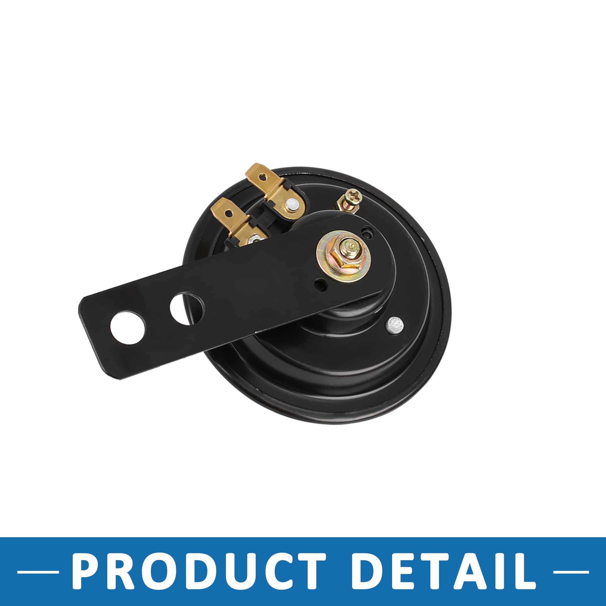 A ABSOPRO Sicurezza Avviso Alto Clacson 105dB DC 48V Auto Tromba Nero