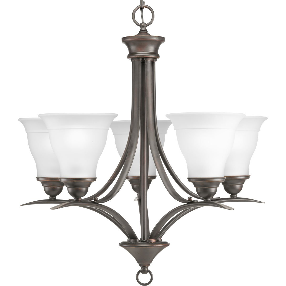 Progress Lighting P4328-20 Trinity Chandeliers, 23-Inch Diameter x 24-Inch Height, Bronze