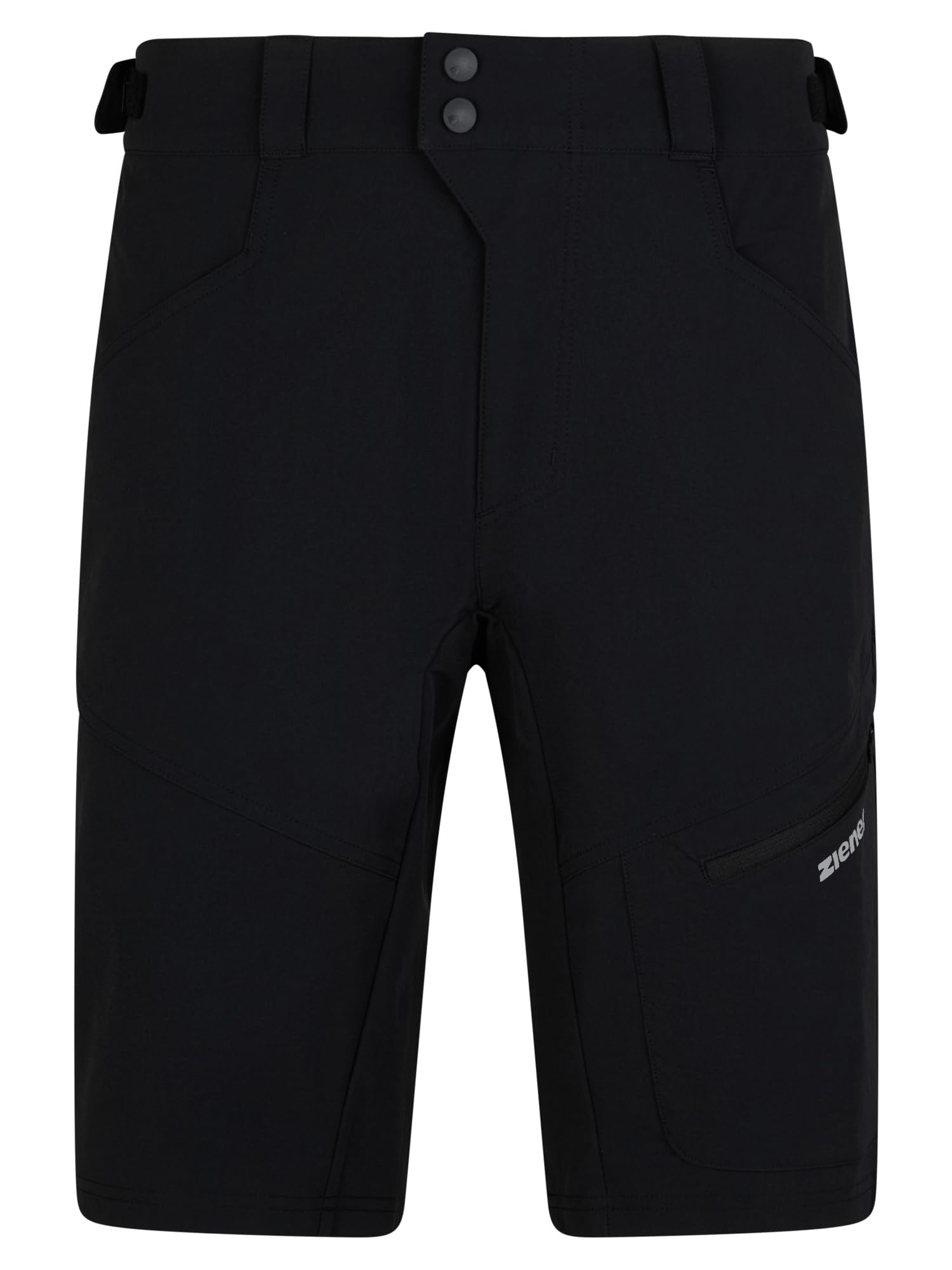 Ziener Herren Fahrrad-Shorts mit Innenhose - Mountainbike/Outdoor/Freizeit - atmungsaktiv,schnelltrocknend,gepolstert Nelat X-Function