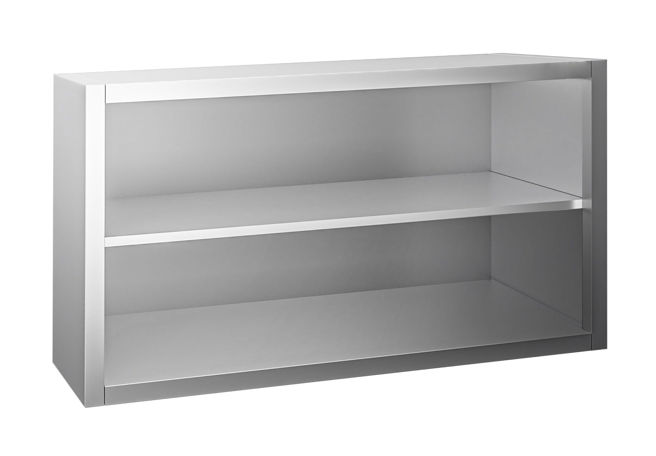 Ristoattrezzature - Pensile in acciaio inox a giorno 160x40x65h cm con 1 ripiano