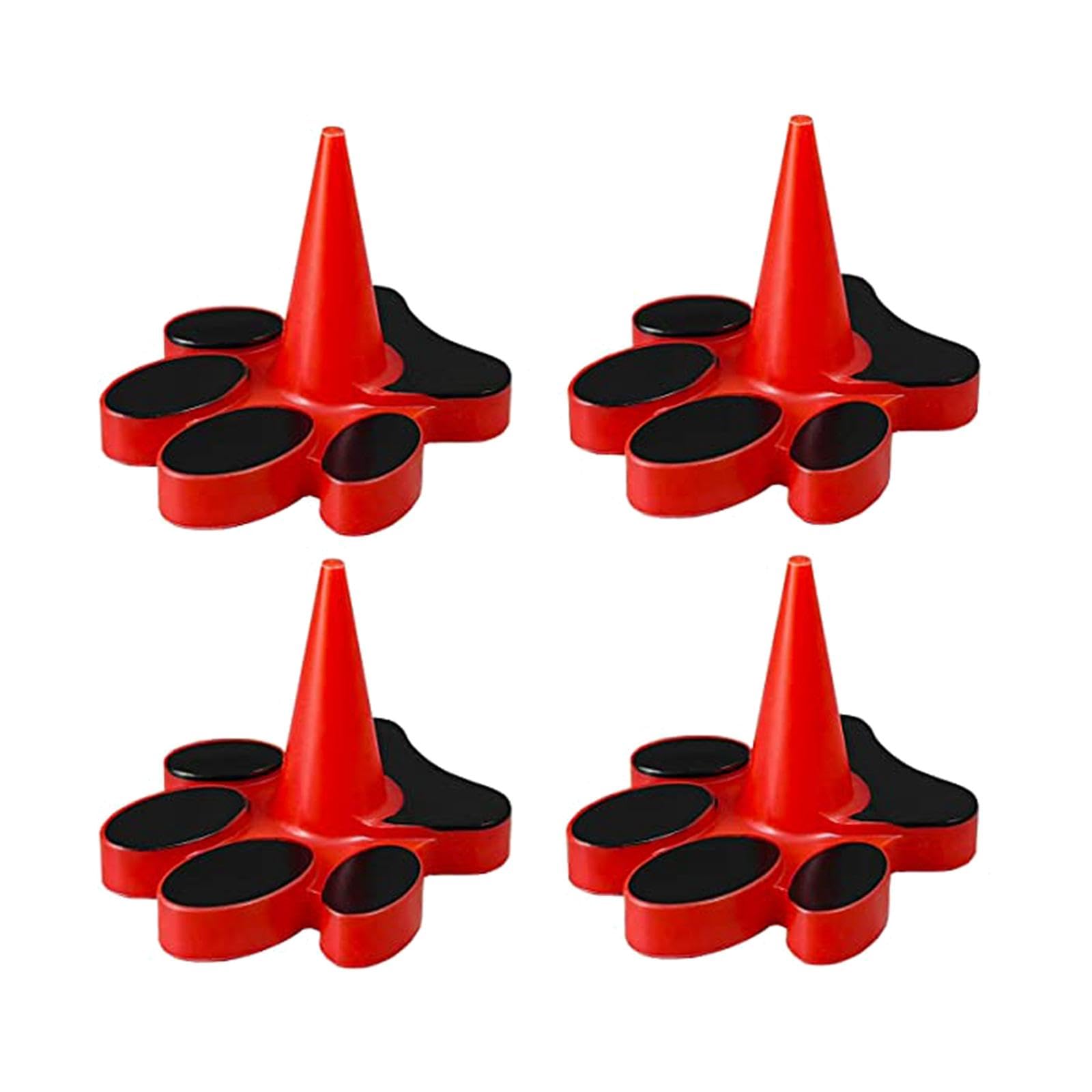 LOOM TREE 4X Dog Toy Holder Stopper Dog Toy Support Paw Shaped Base Dogs Treat Toy Plug