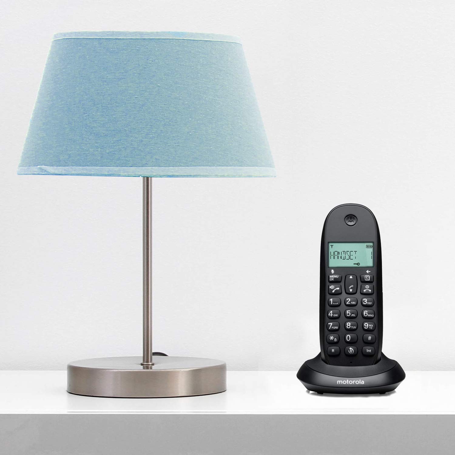 MOTOROLA C1001L Teléfono inalámbrico | Sencillo y fácil de usar | Ampliable hasta 5 terminales | Teléfono inalámbrico manos libres - 4