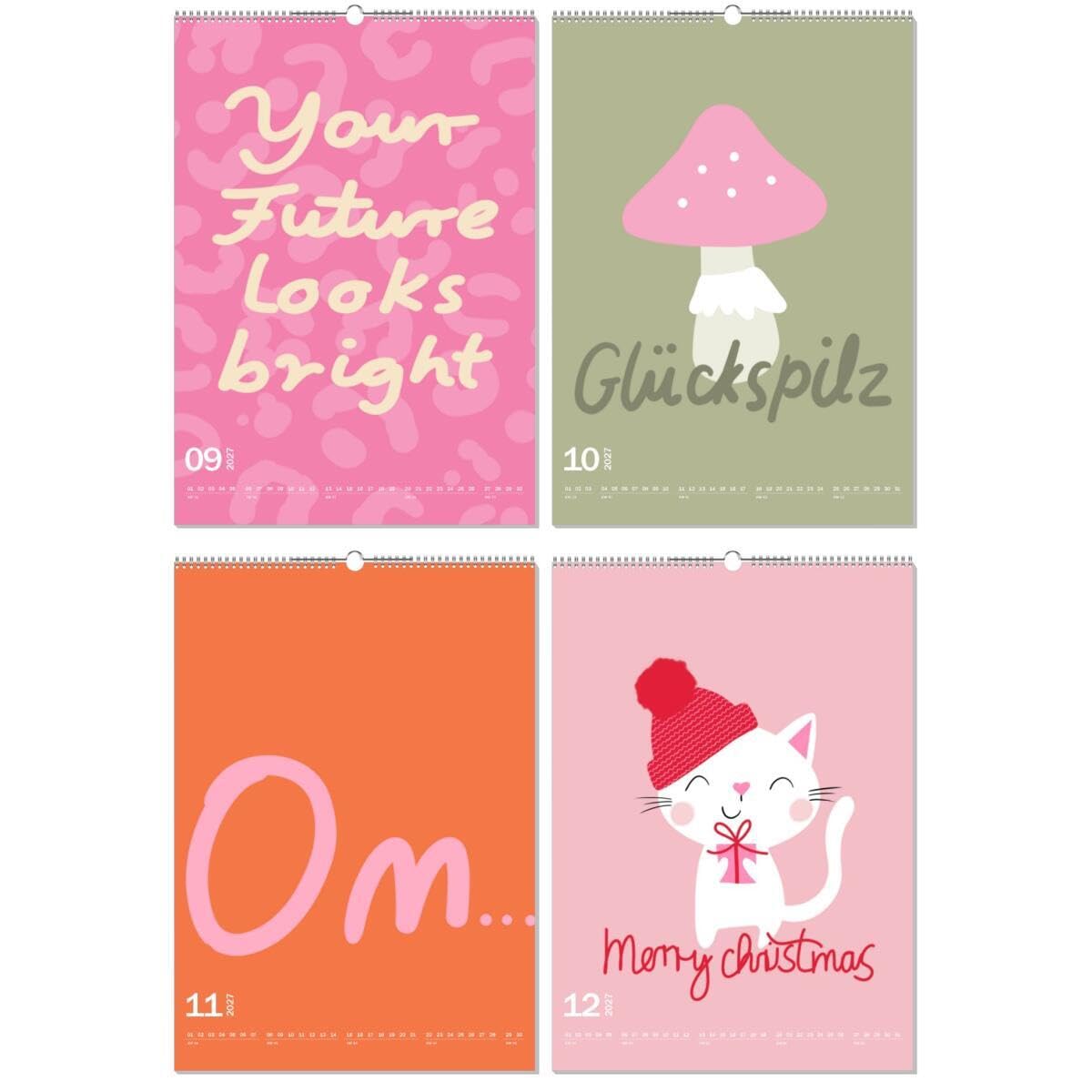 artboxONE Kalender 2027 Happy Life Wandkalender A2 2027 Menschen