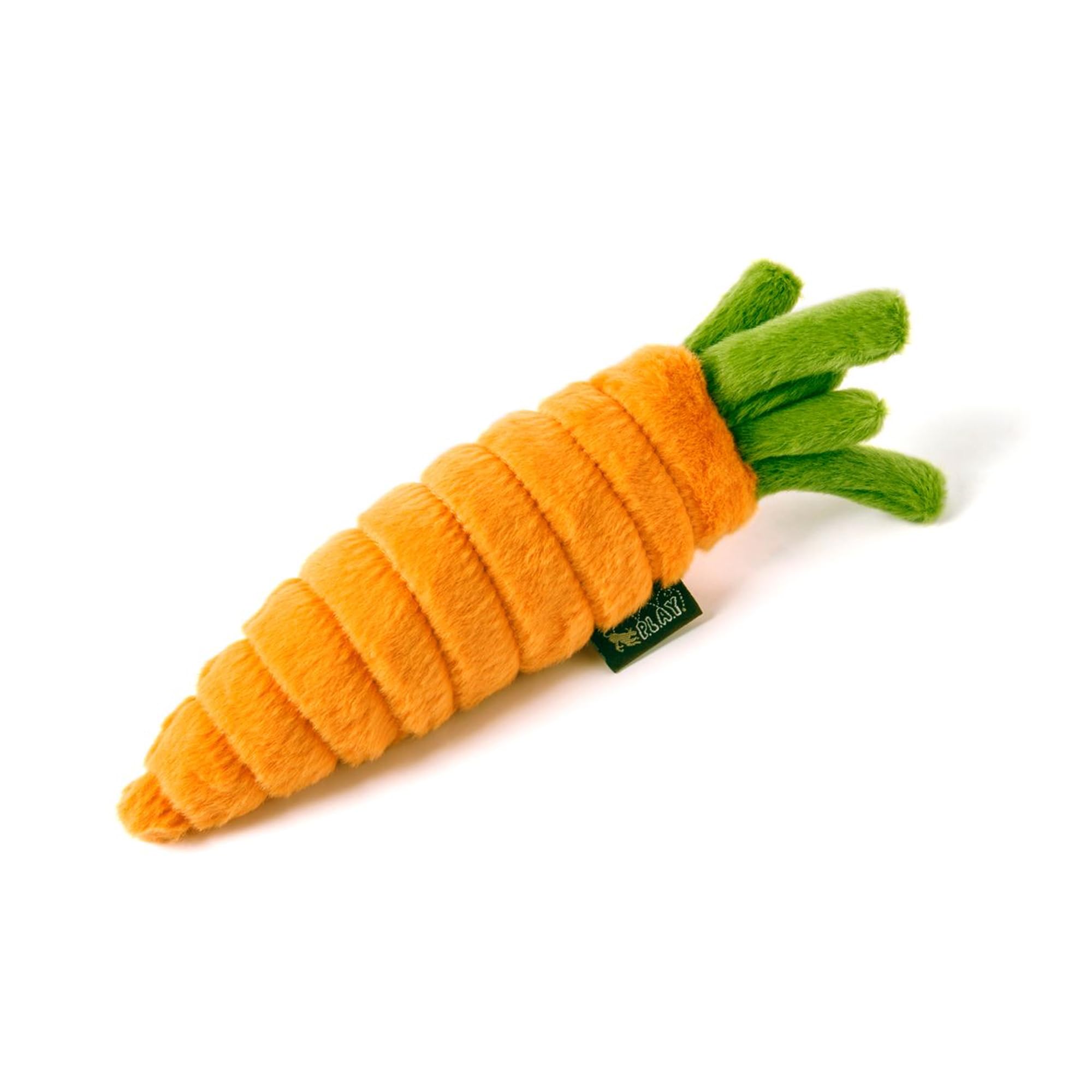 P.L.A.Y. (Pet Lifestyle And You) Garden Fresh Dog Toy - Soft - Carrot