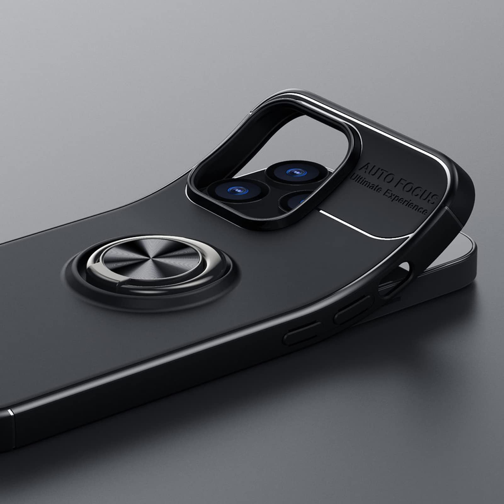 Coque Odeydo Pour IPhone 13 - Bleue, Antichoc Avec Anneau Magnétique - Neuf