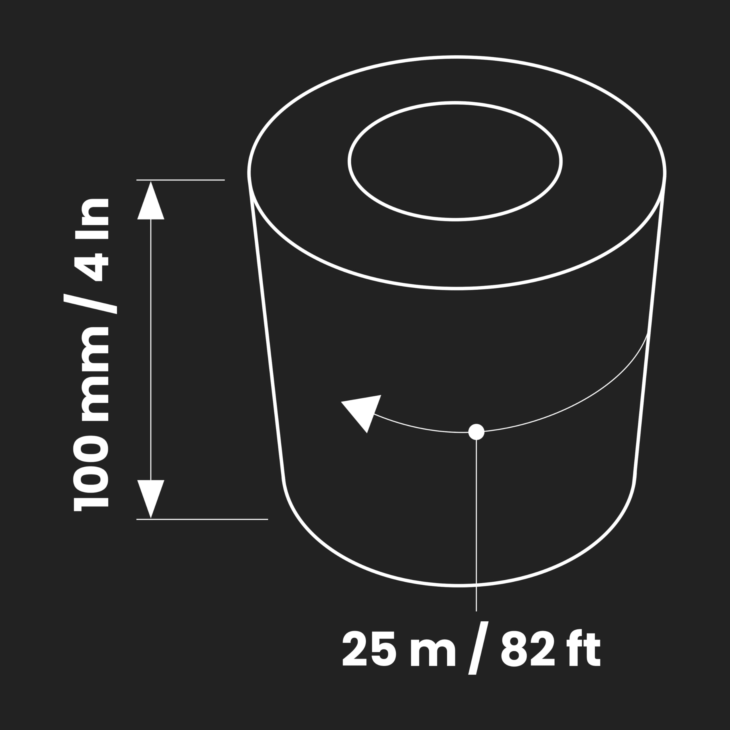 Repa Market Hidrotape Membrana anti-frattura 100 mm x 25 m, nastro in tessuto di rinforzo per doccia, bagno, piastrelle e drenaggio, compatibile con membrane impermeabilizzanti in cemento o polimero