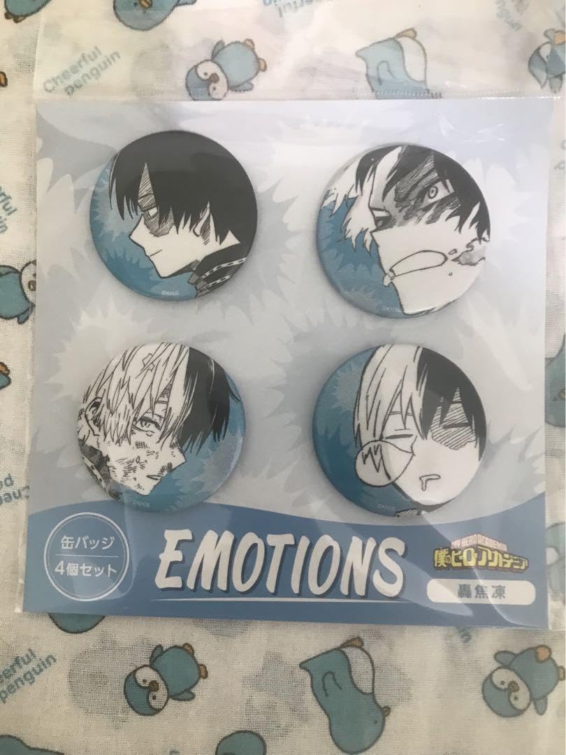 Amazon | ジャンプショップ 春コレ EMOTION 缶バッジセット 轟焦凍  