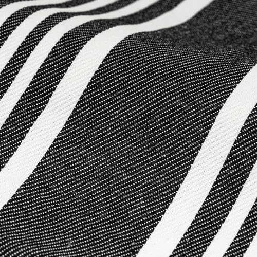Image of Black Dish Towels - Super Absorbent, Lint-Free, 6 Pack, 100% Cotton, 30 inchx20 inch Black Cotton Striped Kitchen Towels - Washable, Durable, Lint-Free All-Season Tea Towels - Extra Large & Reusable (6 Pack)