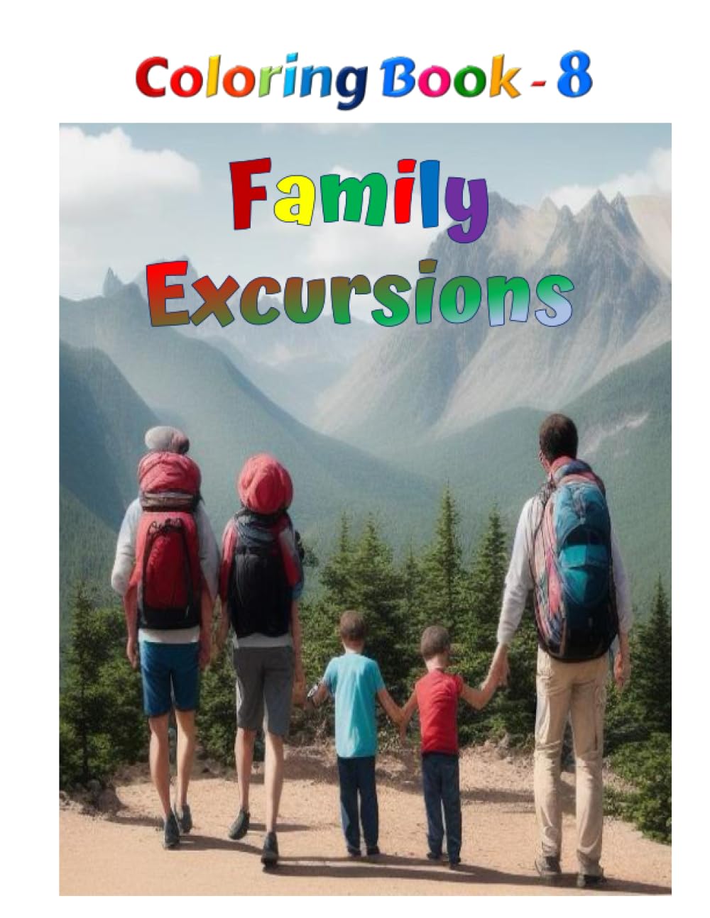 Family Excursions - Coloring Book: "Imagine your colors and color your imaginations"