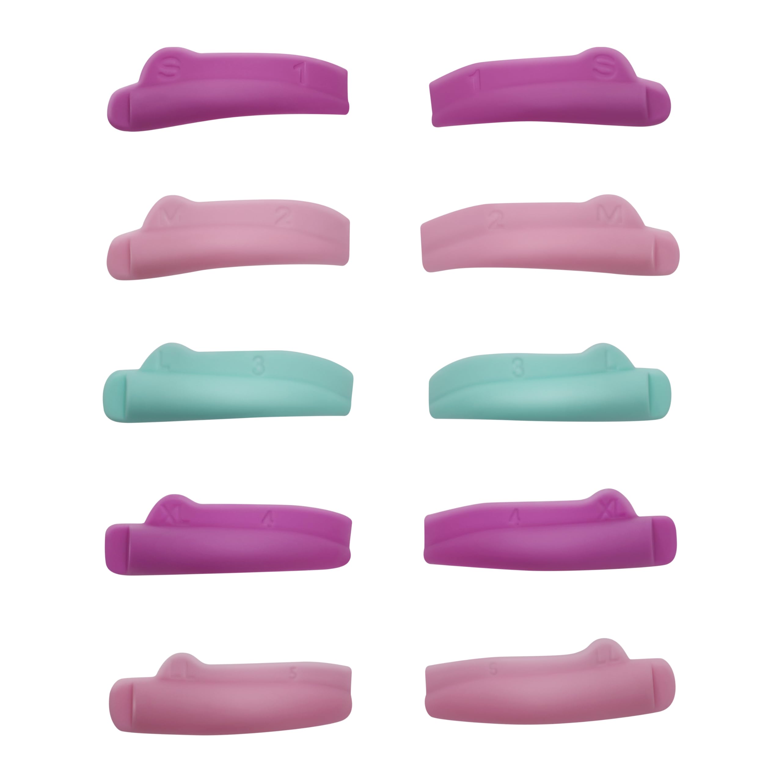 Lash Lift Shields Silicone Eyelash Perm Rod- 5 Size Cat Eye Lami Lamination Roller Soft Perm Rods C Curl Lifting Pads No Glue Needed On Eyelid Free Length Diy Lash Perm Shield Original Longer Pad