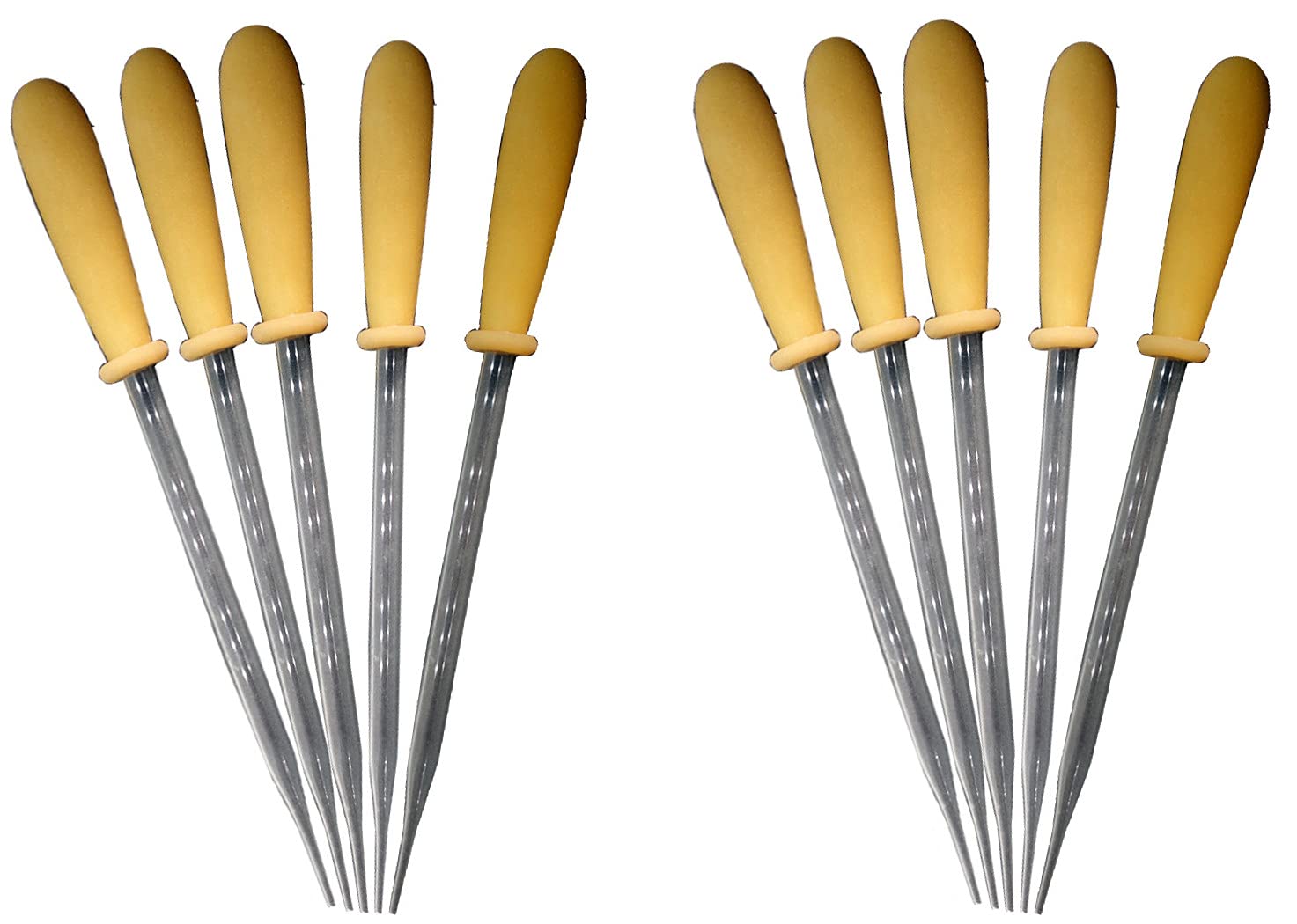 Labworld Glass dropper 20 cm long 10 pcs for laboratory use large with powerful rubber sucker,size 6 inches long tube