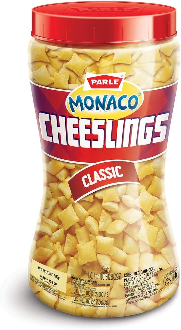 Parle Monaco Cheeslings, 300g