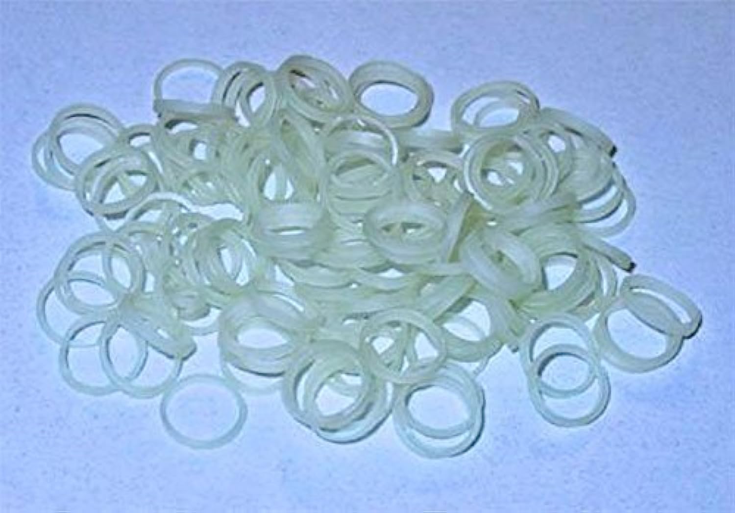 Latex Free Dog Grooming Bands by Fantasy Farm - 5/16" (7.5 mm), Clear, 400 count