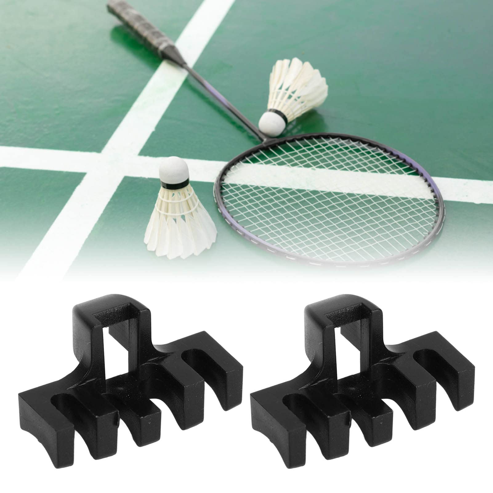 TOPINCN Répartiteur de Charge de Raquette de Badminton 2 Adaptateurs Distribution de Pression