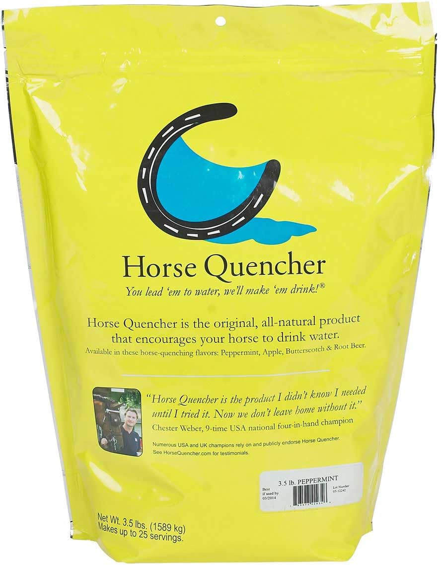 Tack Shack of Ocala Intrepid Horse Quencher, Equine Hydration, 3.5lbs and Single Serving, Pet Supplies, Horse Hydration (Apple 3.5lbs)