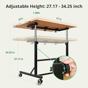 ALL4JIG 2000 Pieces Puzzle Table with Legs and Wheels, 28.5040.16 Wooden Jigsaw Puzzle Table with 4 Drawers&Cover for Adults,Upgraded Stability Design,Laptop Table for Couch,for Building with Lego