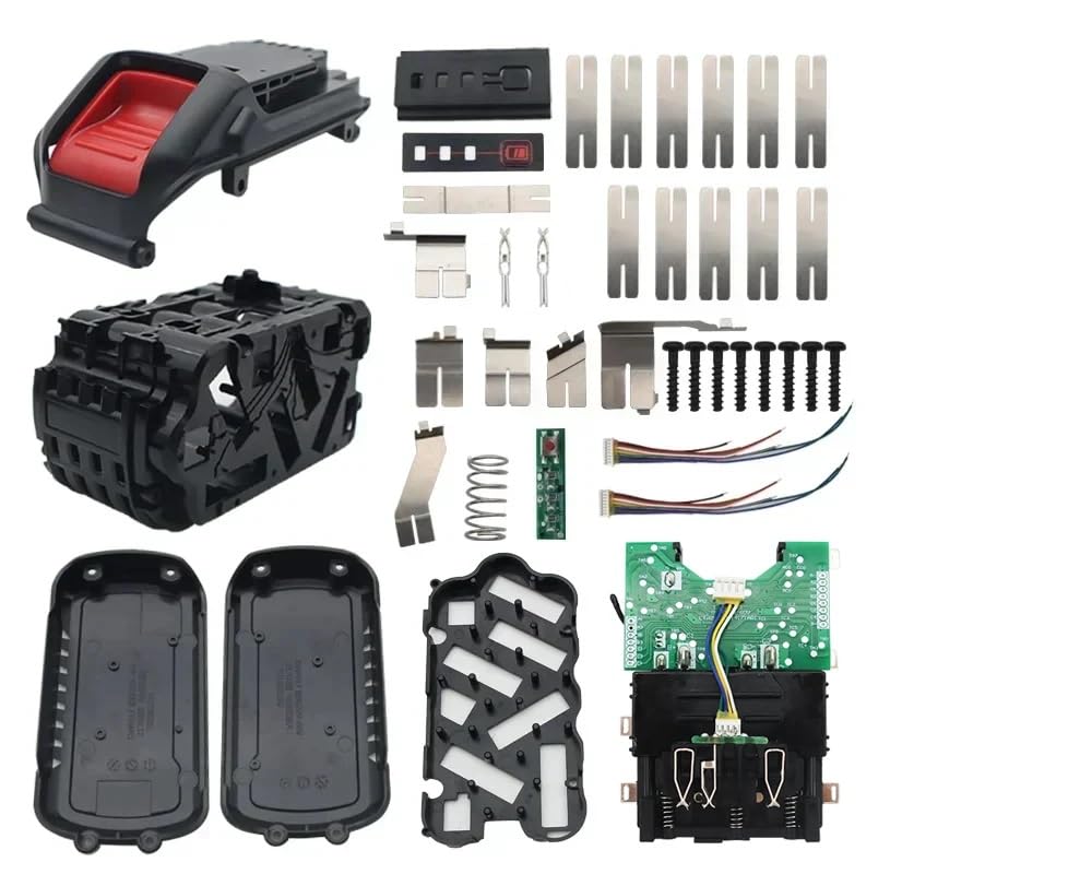 15 Zellen 21700 Akku Ersatzgehäuse für DeWalt DCB609 20V/60V MAX FLEXVOLT 9Ah Akku - Kunststoffgehäuse Reparaturset (Batterie nicht enthalten)