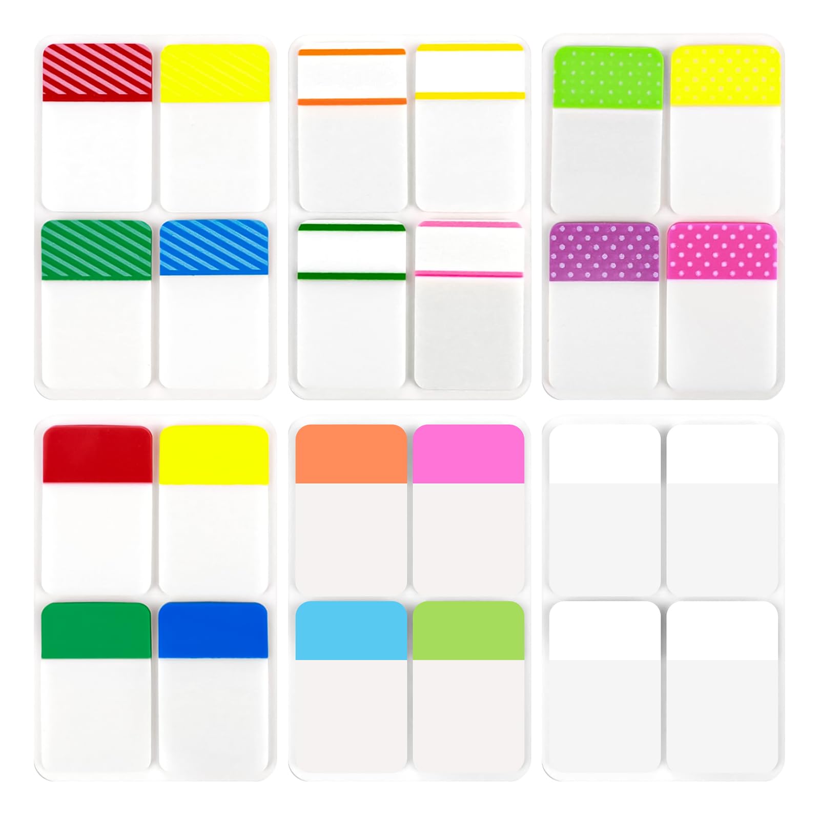 480 Pièces Onglets Adhésifs Multicolores - Marque-Pages Index Translucides Pour Organisation Bureau