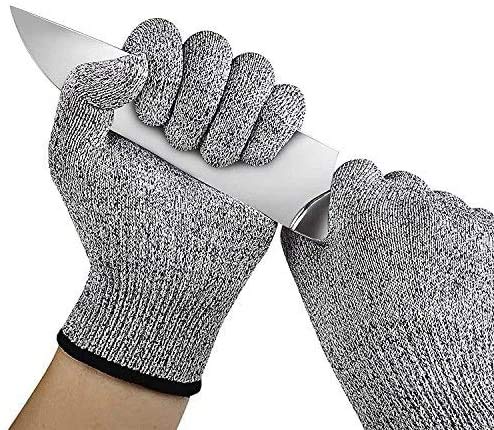 Eshoppyzon 1 Pair Cut Resistant Gloves, High Performance Level 5 Protection, Food Grade Kitchen Glove for Hand Safety while Cutting, Cooking, doing Hard Work Safety Kitchen Cuts Gloves, for Cutting, Slicing, Wood Carving, Food Grade Kitchen Hand Safe (B08HLLJYVK) Amazon Price History, Amazon Price Tracker