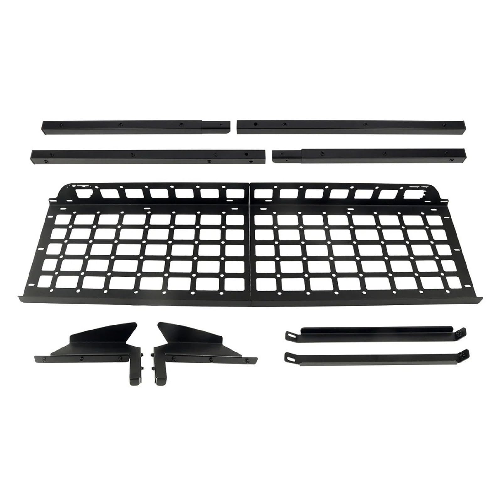Lhdktee Cargo Cover For Toyota For RAV4 2019-2025 Car Trunk Storage Panel Middle Storage Molle Panel Shelf Car Accessories Rear Trunk Parcel Shelf