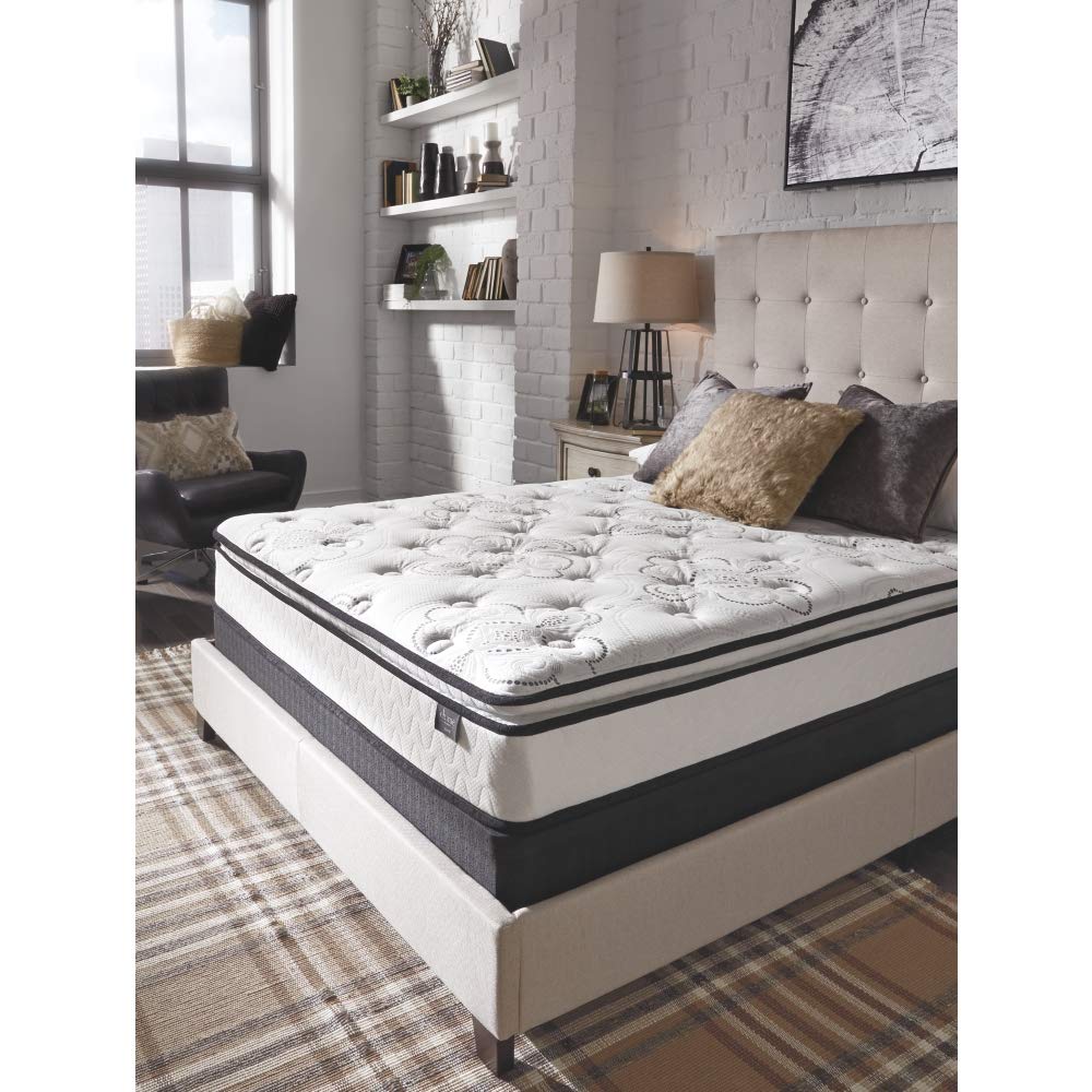 Signature Design by Ashley Bonnell 10 Inch Gel Foam Firm Pillowtop Mattress, Queen