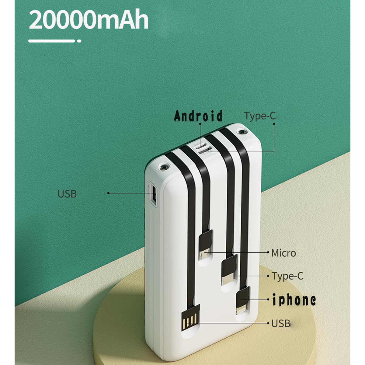 Amazon.co.jp: ゼンレスゾーンゼロ 周辺 星見雅 大容量10000/20000mAh 