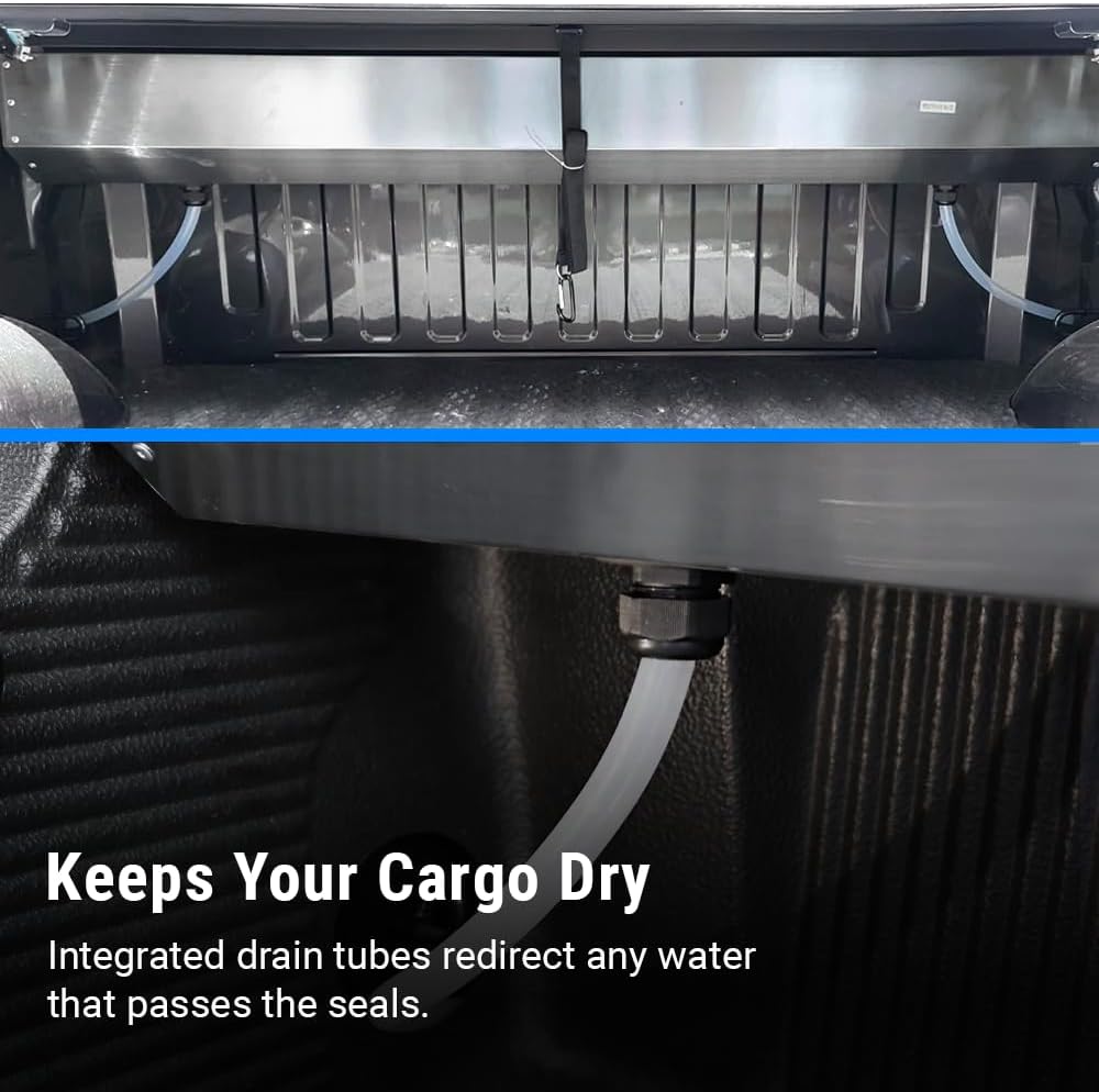 Retractable Tonneau Cover for Chevy Colorado & GMC Canyon 2015-2023 (5 FT), Hard Aluminum Truck Cover with Locking System, Waterproof Cargo Protection Compatible with Chevrolet Colorado & GMC Canyon