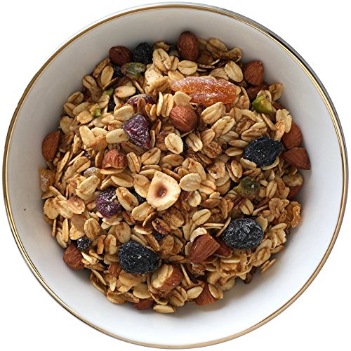 The Nibble Box Everything Exotic Granola 500g Jar | Mixed Dry Fruits Granola with 40% Dry Fruits | Healthy Breakfast | 4g Protein per serving | High Fiber | Vegan, Gluten-Free & Plant-Based | Low-GI Coconut Sugar | No Preservatives | Jain | Artisanal 1
